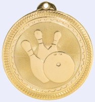 1 ¾" Brite bowling Medal