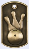 2 in. Dog Tag - Bowling