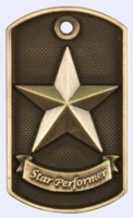 2 in. Dog Tag - Star Performer