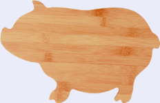 Pig Cutting Board