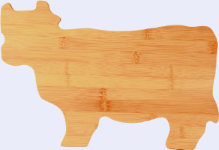 Cow Cutting Board