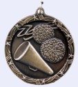 2 in. Shooting Star Medal - Cheer